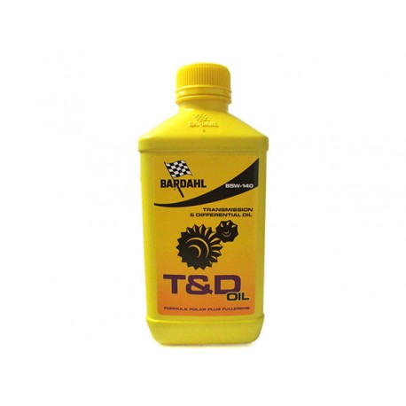 BARDAHL T&D Oil SAE 85W140 Lubrificante Speciale Per Trasmissioni Manuali e Differenziali Ingranaggi 1 LT
