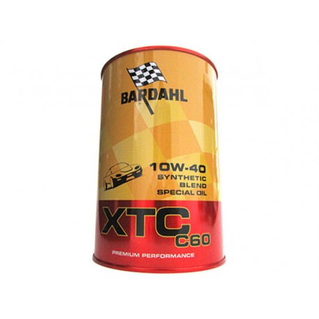 BARDAHL XTC C60 SAE 10W40 Lubrificanti Auto Olio Motore Benzina Diesel 1 LT