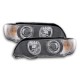 BMW X5 E53 XENON con angel eyes 00 a 03 NERO