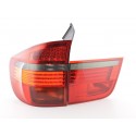 POSTERIORI LED BMW X5 E70 06-10 NERO/ROSSO