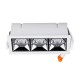 Faretto Led Da Incasso Rettangolare 3X4W 