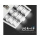 Faretto Led Da Incasso Quadrato 9X4W