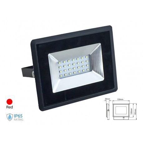 Faro Proiettore Led Flood Light 20W IP65 Interno Esterno Carcassa Nera