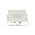 Faro Led Flood Light 50W IP65 Super Slim 28mm Carcassa Bianca Samsung Garanzia 5 Anni