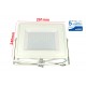 Faro Led Flood Light 100W IP65 Super Slim 28mm Carcassa bianca