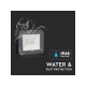 Faro Led Flood Light Carcassa Nera 20W RGB CCT Dimmerabile IP65 Bluetooth 3 in 1 Controllabile da App V-TAC