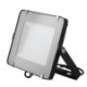 Faro Led Flood Light 150W IP65 Bianco Freddo 6400K Super Slim 52mm Carcassa Nera 