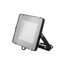 Faro Led Flood Light 150W IP65 Bianco Freddo 6400K Super Slim 52mm Carcassa Nera 