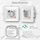 Presa Schuko Wifi Con Caricatore USB C PD 20W+ USB-A 3,0 
