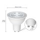 Lampadina Termoplastica ZigBee3.0 Smart Lampada Faretto Led GU10 5W WiFi RGB