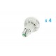 4 PZ Lampade Led E27 Bulbo A60