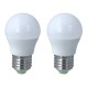 2 PZ Lampada A Led E27 G45 6W 510 Lumen