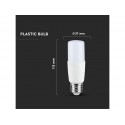 Lampada Led E27 T37 8W 220V Forma Cilindro Chip Samsung Garanzia 5 Anni 