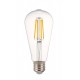 Lampada Filo Led a Filamento E27 ST64 4W Bianco Caldo 2200K Cover Amber Vintage