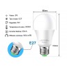 Lampada A Led E27 Con Sensore Crepuscolare 9W 900 Lumen A60 Day Night Sensor