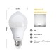 Lampada A Led E27 Con Sensore Movimento Infrarossi 7W 560 Lumen A60 6500K