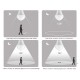 Lampada A Led E27 Con Sensore Movimento Infrarossi 7W 560 Lumen A60 6500K