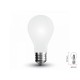 Lampada Led Con Filamento E27 A60 4W In Vetro Bianco 360 Gradi