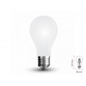 Lampada Led Con Filamento E27 A60 4W In Vetro Bianco 360 Gradi