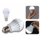 2 Lampade Led E27 A60 Luce Emergenza 7W Ricaricabile Intelligente Anti Blackout Gancio Incluso