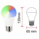2 Pezzi Lampade Led E27 Wifi Smart A65 15W 1500lm RGB + CCT 