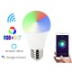 2 Pezzi Lampade Led E27 Wifi Smart A65 15W 1500lm RGB + CCT 
