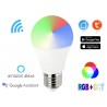 2 Pezzi Lampade Led E27 Wifi Smart A65 15W 1500lm RGB + CCT 