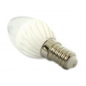 Lampada A Goccia Led E14 Candela Oliva 4W pari a 45W 220V Bianco Neutro 4000K Base Ceramica