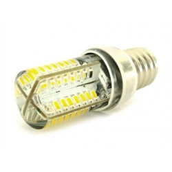 Lampada LED E14 Tubolare 3,5W pari a 35W 360 Gradi Con Silicone Slim 64 SMD 3014 220V