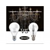 2 PZ Lampada A Led E14 P45 G45 8W 720 Lumen