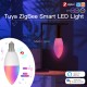 Lampada Led E14 ZigBee 3.0 Smart WiFi 5W RGB CCT Dimmerabile APP Compatible Amazon Alexa Google Home