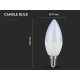 6 PZ Lampada A Led E14 C37 5,5W Forma Goccia Oliva Candela 200 Gradi 220V SKU-2736