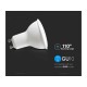 6 PZ Lampada Led GU10 5W 220V 110 Gradi Diffusore Opale