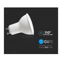 6 PZ Lampada Led GU10 5W 220V 110 Gradi Diffusore Opale