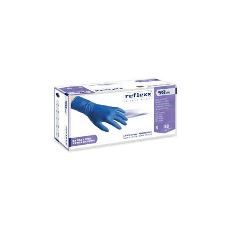  GUANTO REFLEXX SPES.BLU LATTICE M (50PZ)