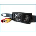 Telecamera Portatarga Infrarossa Stagna IP65 7 Led 12V