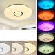 Plafoniera Led RGB CCT 36W Con Altoparlante Speaker Con Telecomando e Bluetooth 