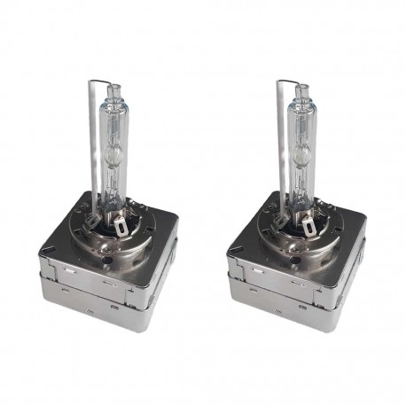 Coppia Lampade Hid Xenon D3S 6000K 42V 35W 3600 Lumen Base Metallo
