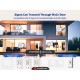 Telecomando Interruttore RF 2 Tasti RF 433MHz TUYA, Smart Life 3V Con Pile CR2032 86X86X16mm IP20 CE SH4492