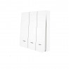 Telecomando Interruttore RF 3 Tasti RF 433MHz TUYA, Smart Life 3V Con Pile CR2032 86X86X16mm IP20 CE SH4493