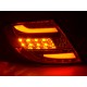 POSTERIORI LED MERCEDES CLASSE C W204 Rosso/Cromato