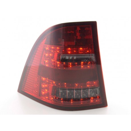 POSTERIORI LED MERCEDES CLASSE M W163 ROSSO NERO