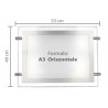 Espositore Pubblicita  A3 Orizzontale Luminoso LED