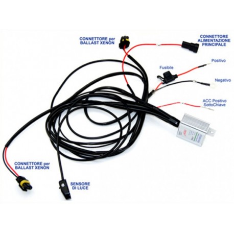 Sistema Accessione e Spegnimento Automatico LAMPADE XENON