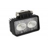 FARO 20W SUPPLEMENTARE Led RETTANGOLARE  12V 24V Cob Cree IP67 Bianco