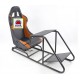 Simulatore Sediolino da corsa su PC e Console di gioco NERO GRIGIO