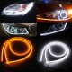 KIT Tubo Neon Strip Led Auto 60cm Bicolor