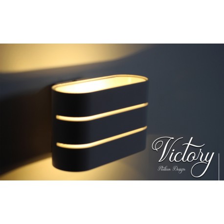 Applique Led Victory Italian Design bianco caldo