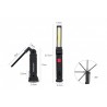 Lampada Led Cob Officina Torcia Modello Eco Small 20.3X3.5cm Ricaricabile Pieghevole Slim 7mm
