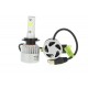 Kit Full Led Cob H7 30W Con Ventilatore 12V 24V Attacco Smontabile All In One Senza Driver 3000 Lumen